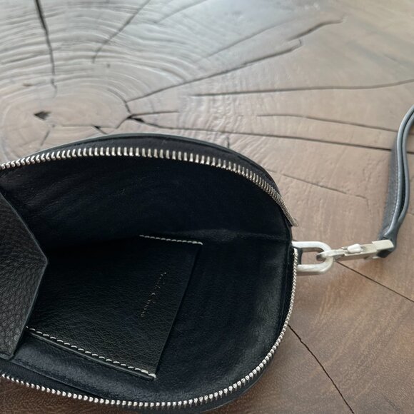 Rick Owens - Black Embroidered Quilted Neck Card Wallet SS21 Phlegethon - Picture 8 of 13